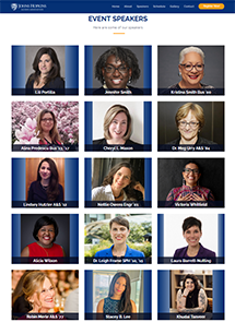 Women of Hopkins Conference Design